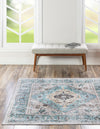 Laguna Sands Collection Area Rug -  Newport Square Seaglass  lifestyle 88