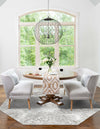 Riviera Elegance Collection Area Rug -  Monaco (Light Gray) Octagon Light Gray  lifestyle 12