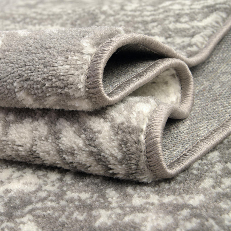 Riviera Elegance Collection Area Rug -  Monaco (Light Gray) Octagon Light Gray  lifestyle 17