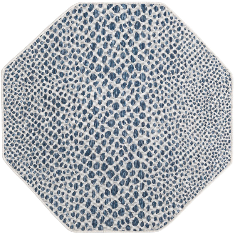 Urban Oasis Rugs Collection Area Rug -  Terrace (Blue) Octagon Blue Main