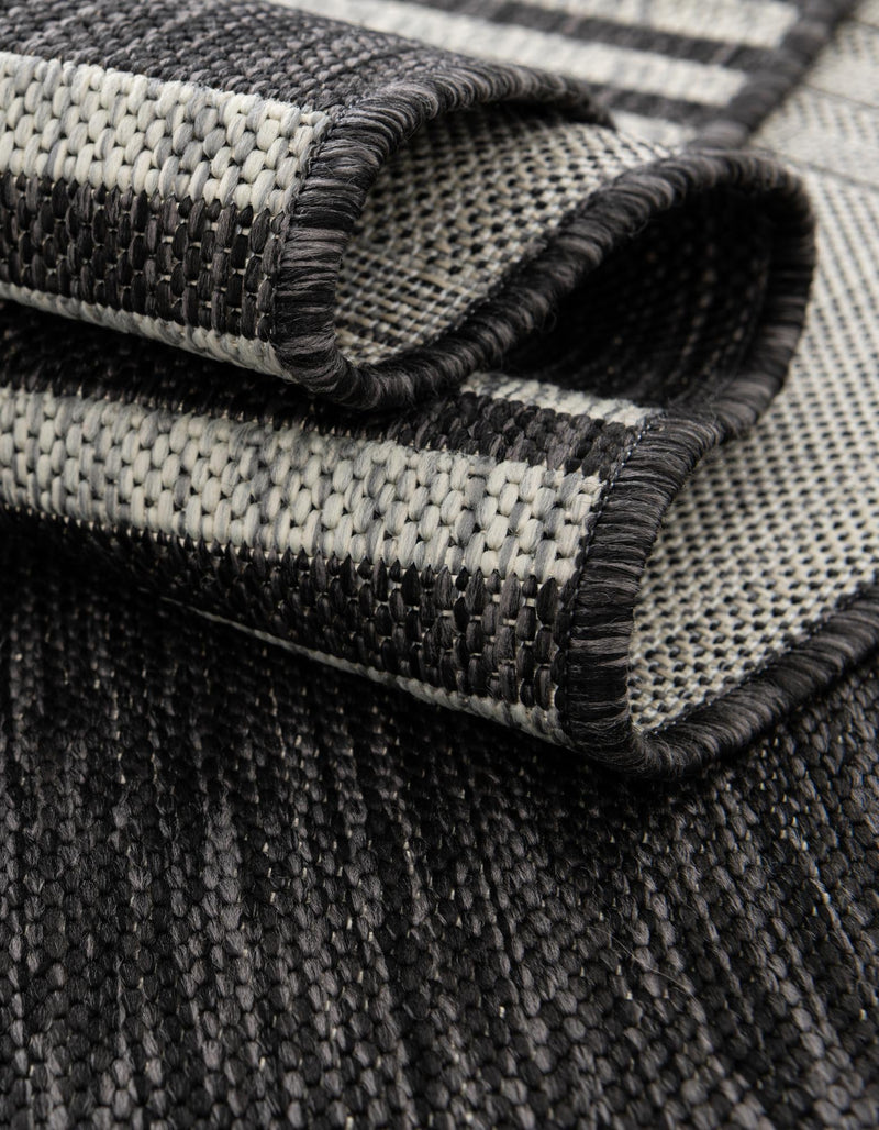 Urban Oasis Rugs Collection Area Rug -  District (Charcoal) Octagon Charcoal  lifestyle 19