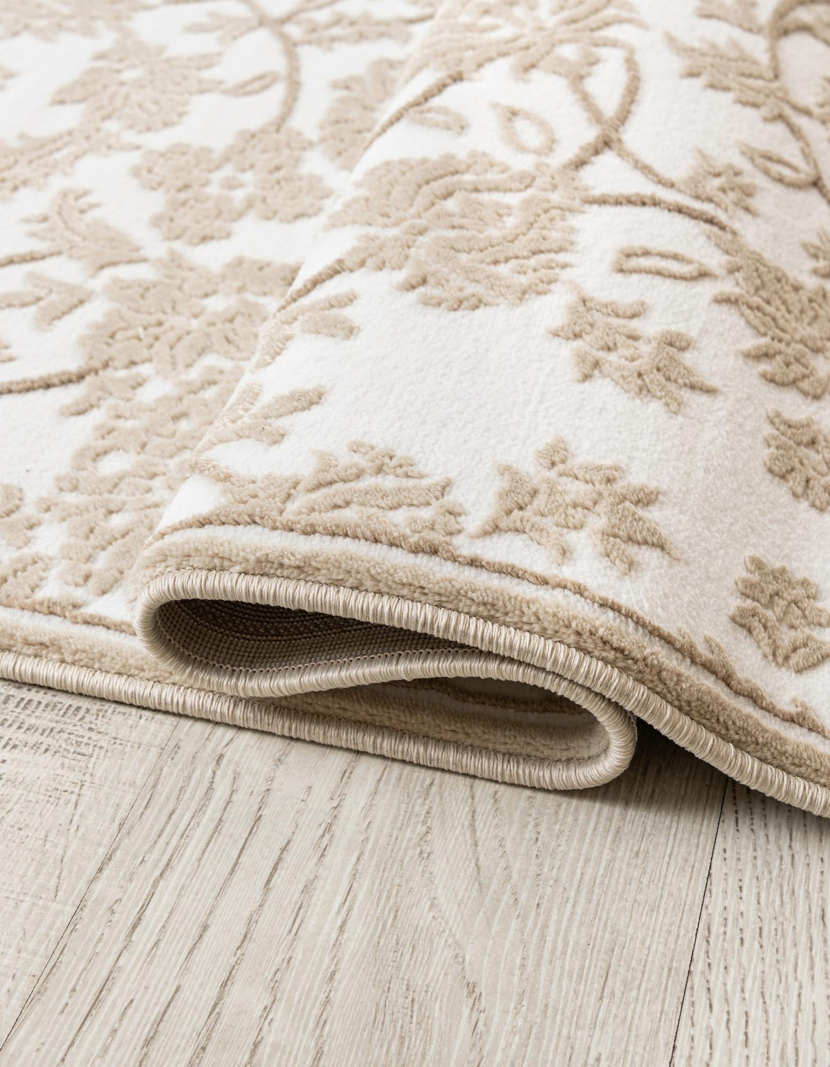 Andes Summit Collection Area Rug -  Chimborazo Oval Snow White  lifestyle 58