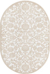 Andes Summit Collection Area Rug -  Chimborazo Oval Snow White  lifestyle 48