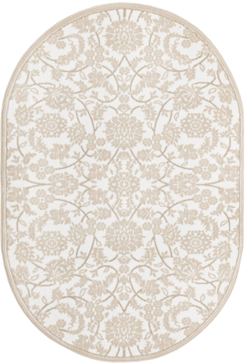 Andes Summit Collection Area Rug -  Chimborazo Oval Snow White  lifestyle 48