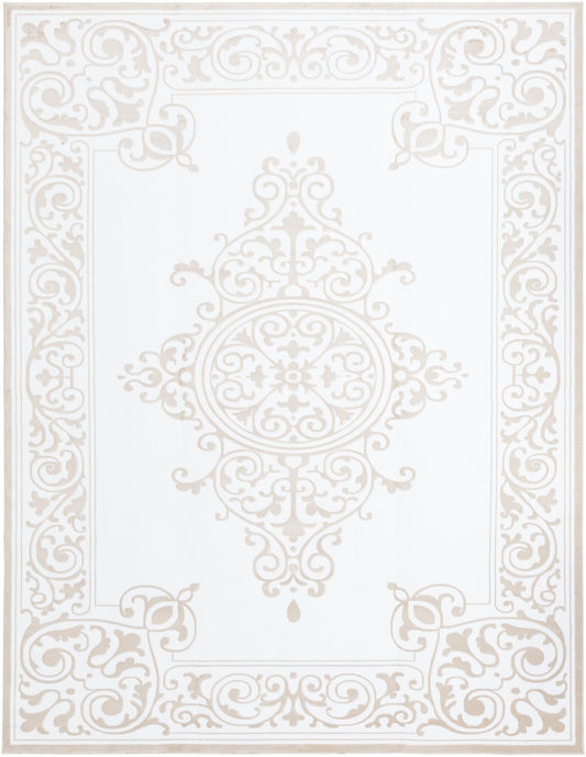 Sanctuary Retreat Collection Area Rug - Haven Rectangle Snow White Main