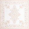 Sanctuary Retreat Collection Area Rug - Haven Square Snow White  lifestyle 31