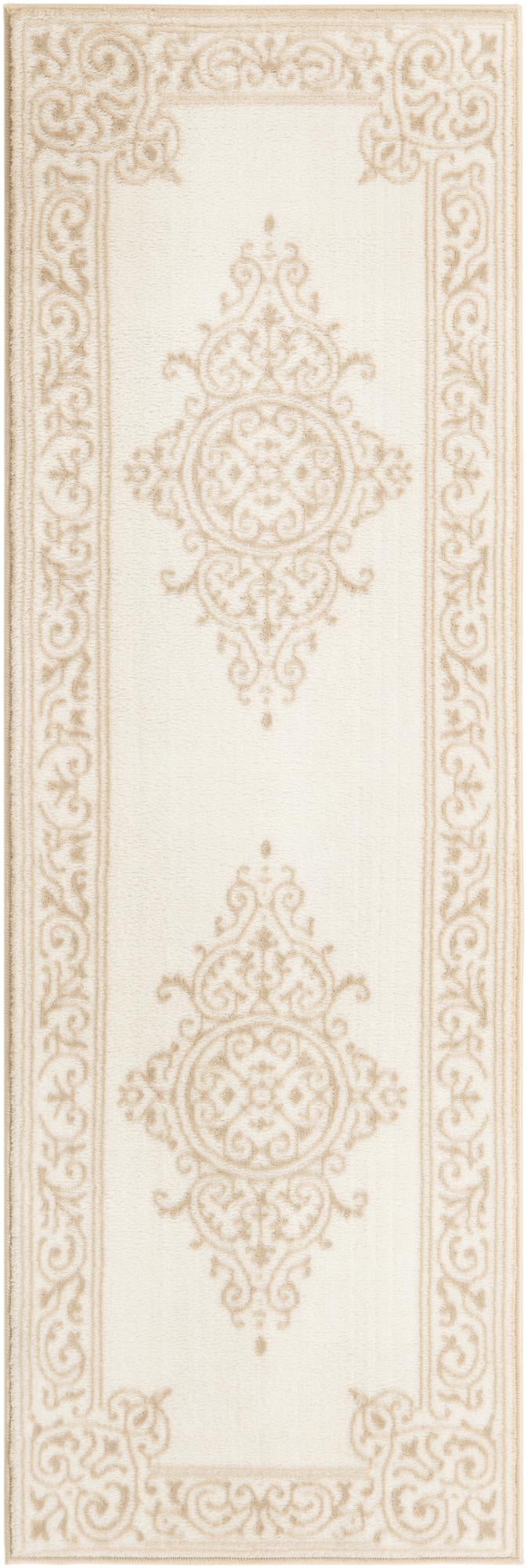 Sanctuary Retreat Collection Area Rug - Haven Runner Snow White  lifestyle 40