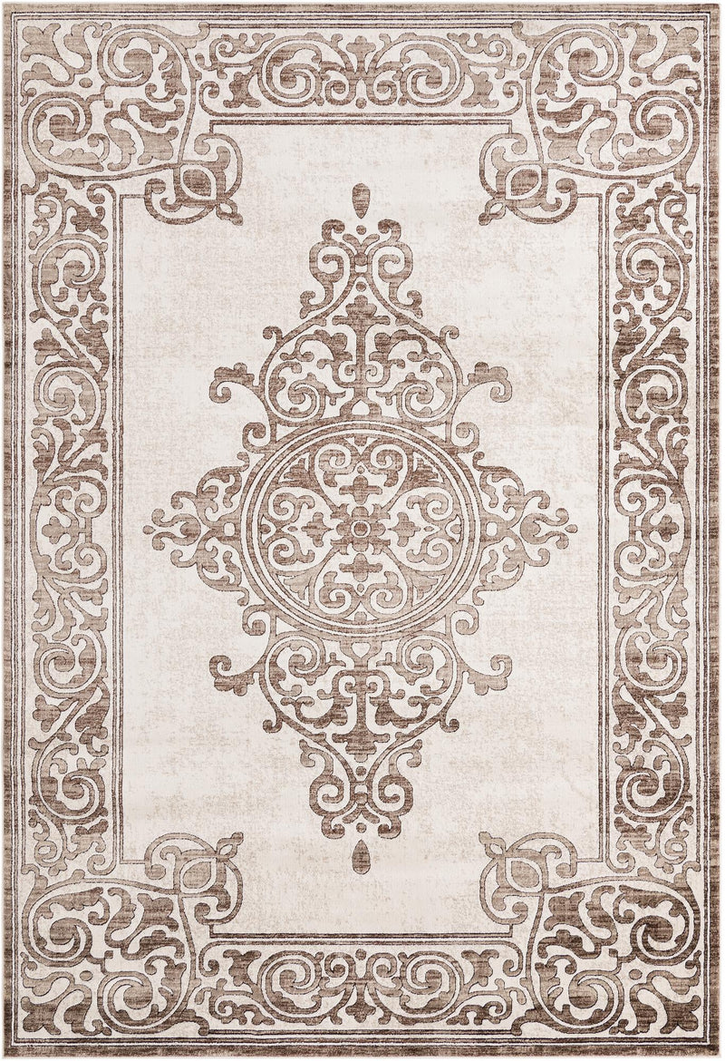 Sanctuary Retreat Collection Area Rug - Haven Rectangle Chocolate Brown  lifestyle 2