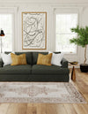Sanctuary Retreat Collection Area Rug - Haven Rectangle Chocolate Brown  lifestyle 6
