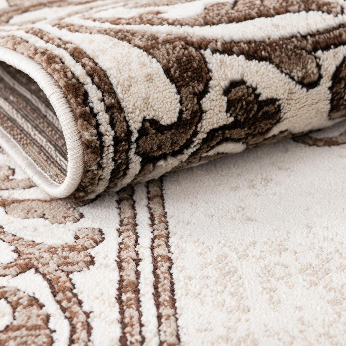 Sanctuary Retreat Collection Area Rug - Haven Rectangle Chocolate Brown  lifestyle 10