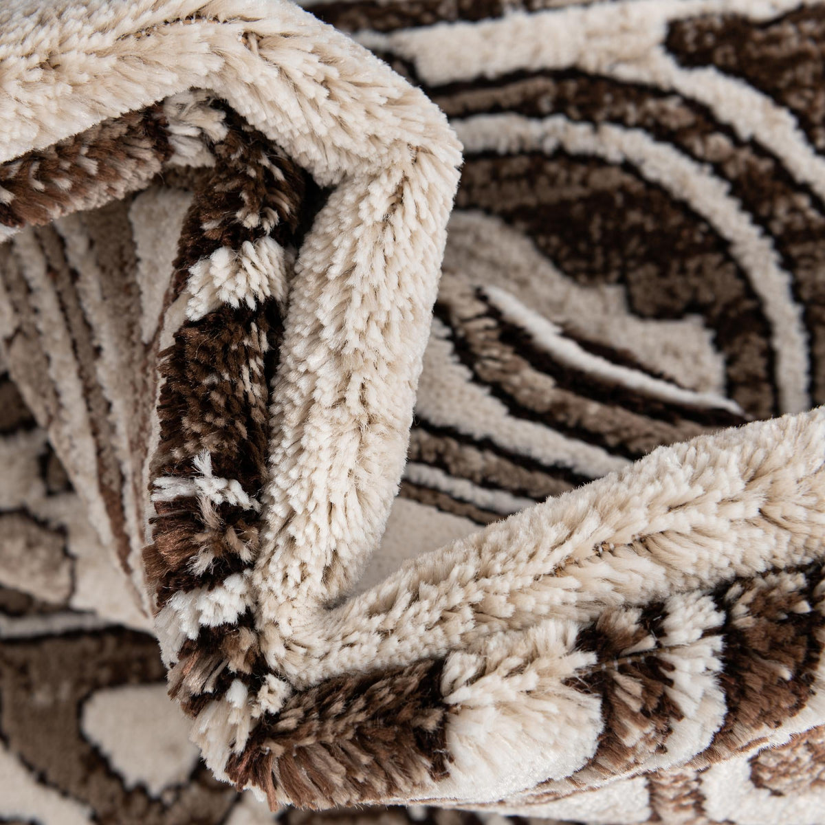 Sanctuary Retreat Collection Area Rug - Haven Rectangle Chocolate Brown  lifestyle 14