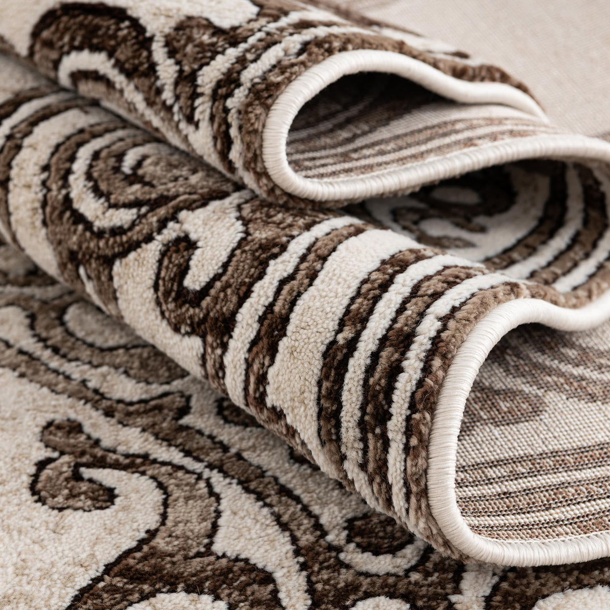 Sanctuary Retreat Collection Area Rug - Haven Rectangle Chocolate Brown  lifestyle 24