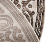 Sanctuary Retreat Collection Area Rug - Haven Round Chocolate Brown  lifestyle 116