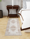 Sanctuary Retreat Collection Area Rug - Haven Runner Chocolate Brown  lifestyle 48