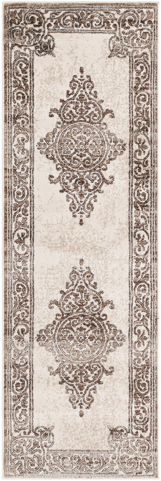 Sanctuary Retreat Collection Area Rug - Haven Runner Chocolate Brown  lifestyle 39