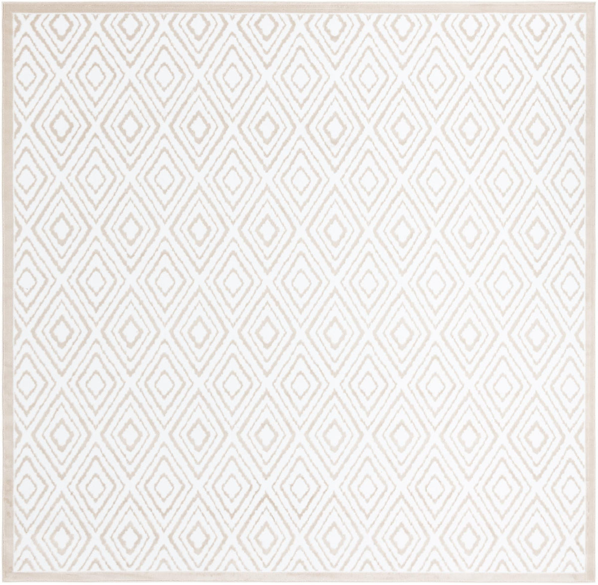 Sanctuary Retreat Collection Area Rug -  Oasis Square Snow White  lifestyle 16