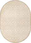 Sanctuary Retreat Collection Area Rug -  Oasis Oval Snow White  lifestyle 17