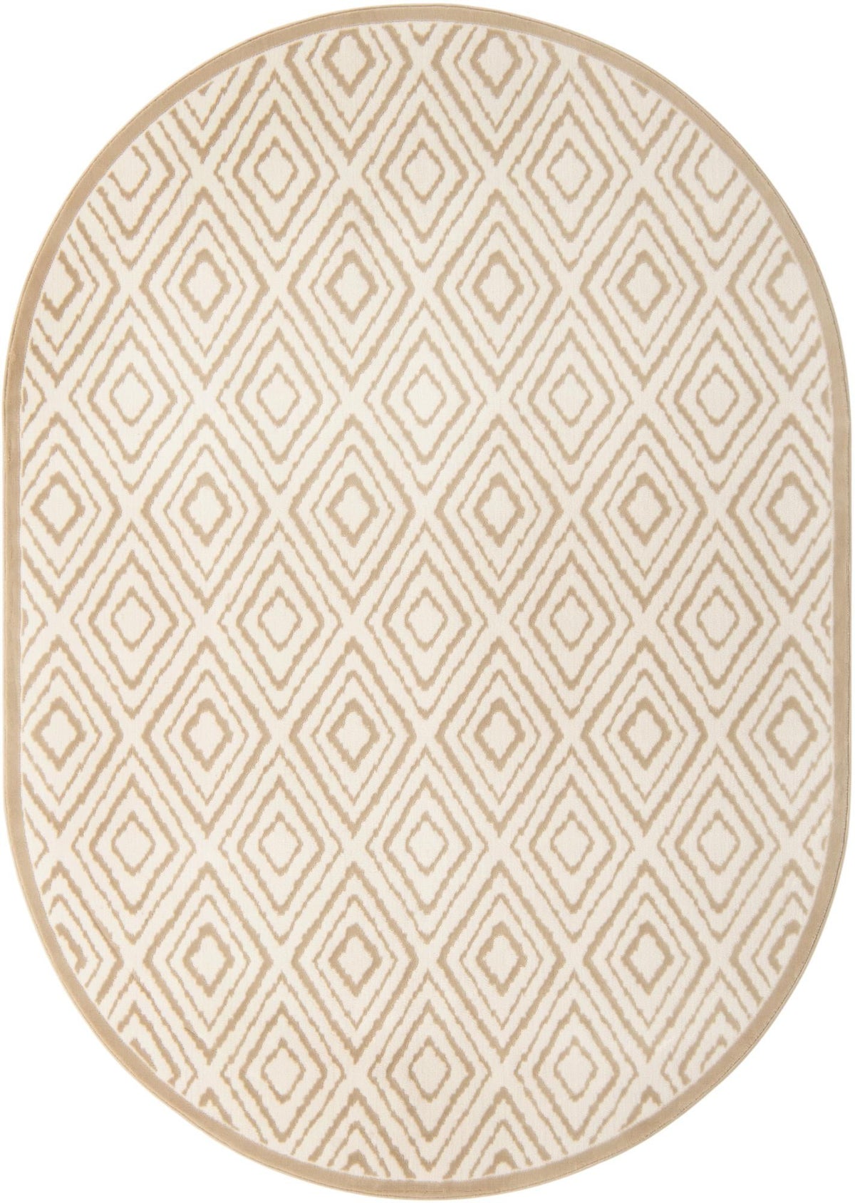 Sanctuary Retreat Collection Area Rug -  Oasis Oval Snow White  lifestyle 17