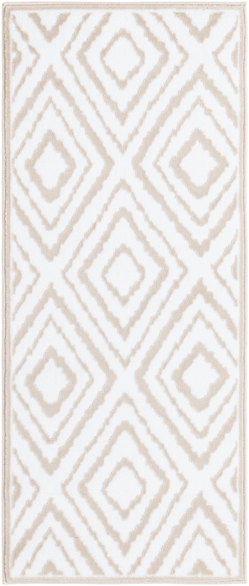 Sanctuary Retreat Collection Area Rug -  Oasis Runner Snow White  lifestyle 20