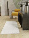 Sanctuary Retreat Collection Area Rug -  Oasis Runner Snow White  lifestyle 27