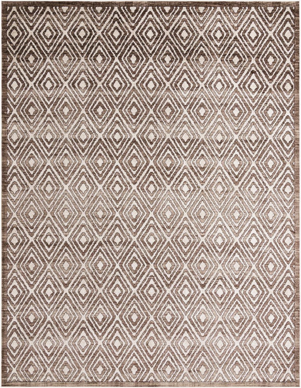 Sanctuary Retreat Collection Area Rug -  Oasis Rectangle Chocolate Brown  lifestyle 2