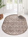 Sanctuary Retreat Collection Area Rug -  Oasis Oval Chocolate Brown  lifestyle 29