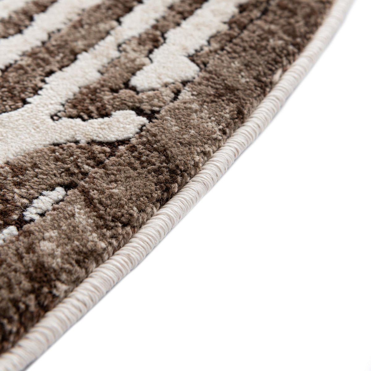 Sanctuary Retreat Collection Area Rug -  Oasis Oval Chocolate Brown  lifestyle 65