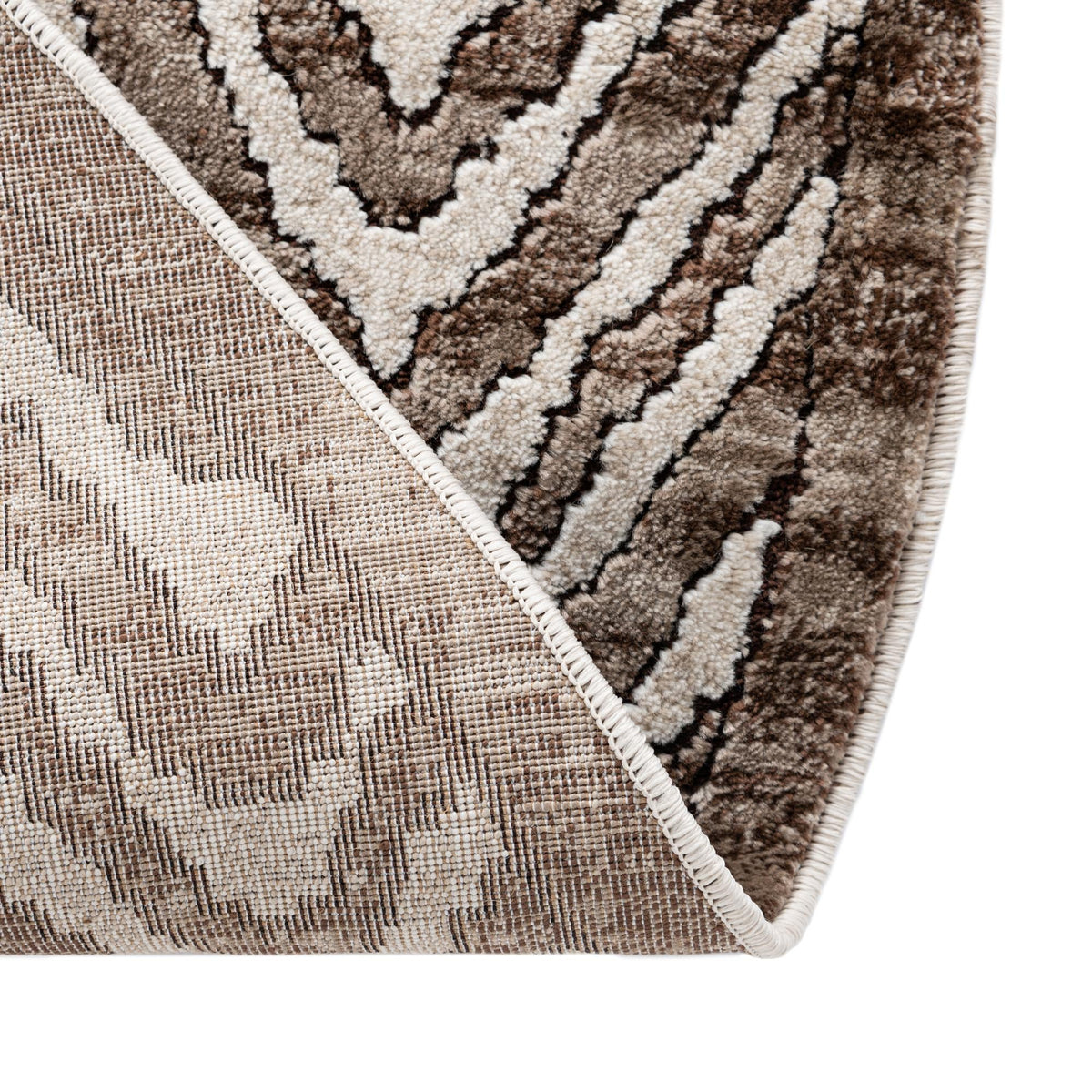 Sanctuary Retreat Collection Area Rug -  Oasis Oval Chocolate Brown  lifestyle 79