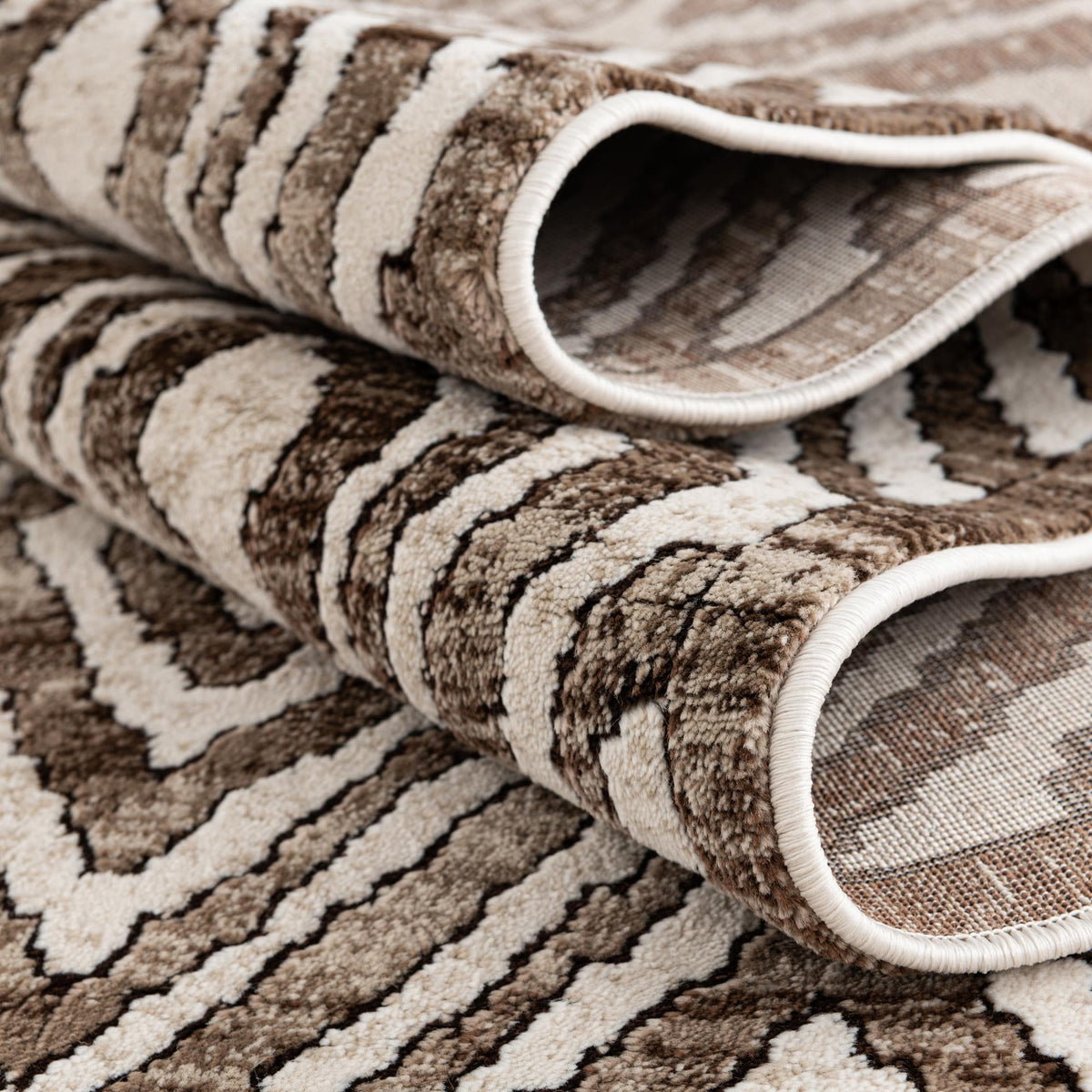 Sanctuary Retreat Collection Area Rug -  Oasis Runner Chocolate Brown  lifestyle 106