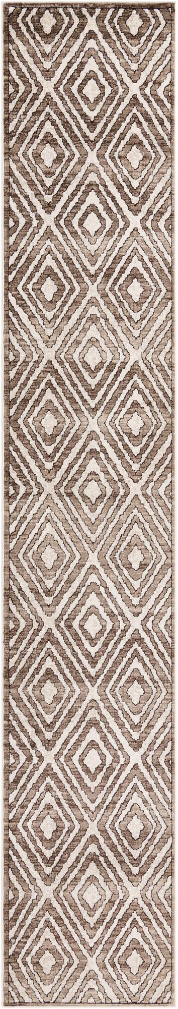 Sanctuary Retreat Collection Area Rug -  Oasis Runner Chocolate Brown  lifestyle 31