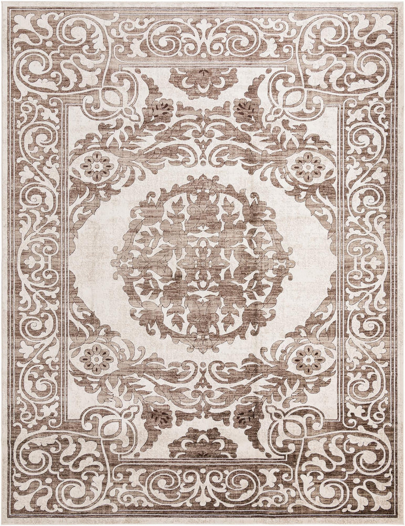 Sanctuary Retreat Collection Area Rug -  Enclave Rectangle Chocolate Brown  lifestyle 3