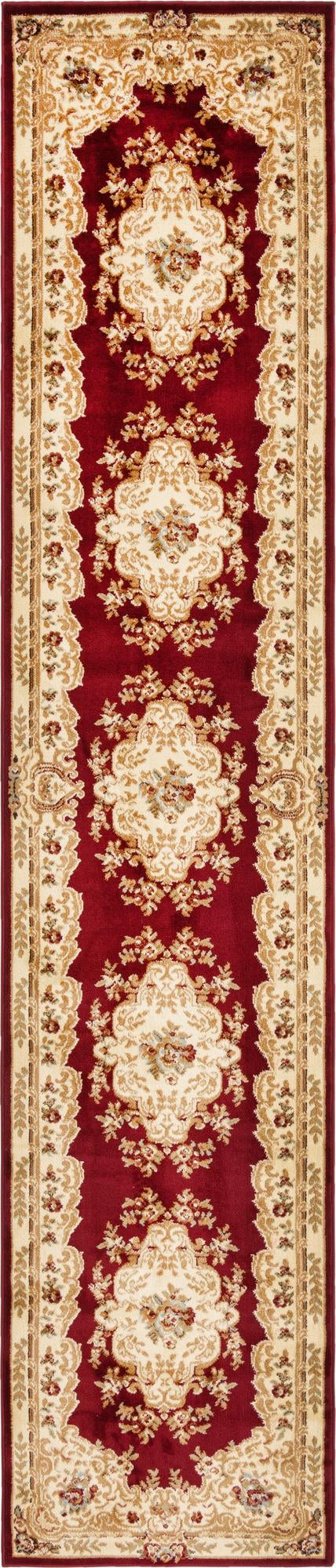 Versailles Elegance Collection Area Rug -  Vincennes Runner Red  lifestyle 35