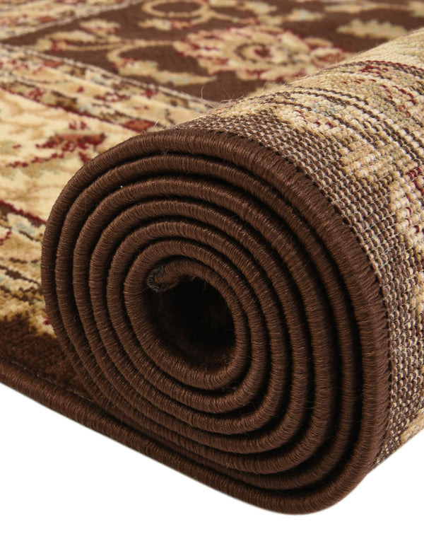 Jaipur Elegance Collection Area Rug -  Nahargarh (Brown) Oval Brown  lifestyle 75