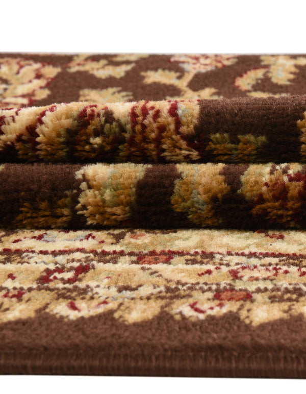 Jaipur Elegance Collection Area Rug -  Nahargarh (Brown) Oval Brown  lifestyle 77