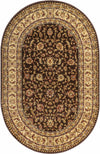 Jaipur Elegance Collection Area Rug -  Nahargarh (Brown) Oval Brown  lifestyle 18
