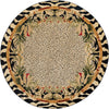 Savannah Sojourn Collection Area Rug -  Moremi Round Cream  lifestyle 49