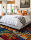 Caribbean Cove Collection Area Rug -  Bequia Square Multi  lifestyle 26