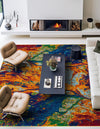 Caribbean Cove Collection Area Rug -  Bequia Square Multi  lifestyle 28
