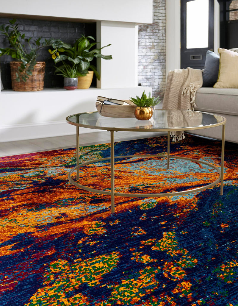 Caribbean Cove Collection Area Rug -  Bequia Square Multi  lifestyle 34