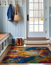 Caribbean Cove Collection Area Rug -  Bequia Square Multi  lifestyle 36