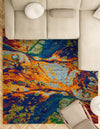 Caribbean Cove Collection Area Rug -  Bequia Square Multi  lifestyle 38