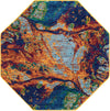 Caribbean Cove Collection Area Rug -  Bequia Octagon Multi  lifestyle 13