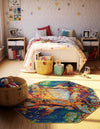 Caribbean Cove Collection Area Rug -  Bequia Octagon Multi  lifestyle 27