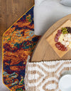 Caribbean Cove Collection Area Rug -  Bequia Octagon Multi  lifestyle 39