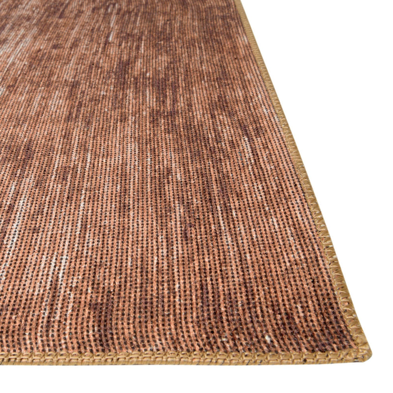 Sahara Essence Collection Area Rug - Oasis (Brown) Rectangle Brown  lifestyle 6