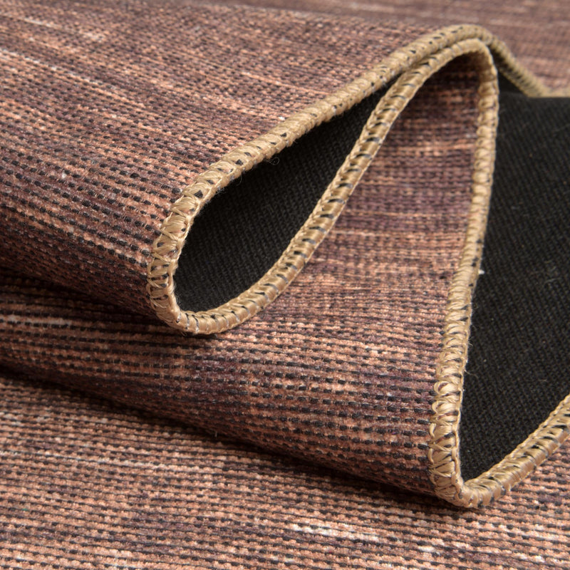 Sahara Essence Collection Area Rug - Oasis (Brown) Rectangle Brown  lifestyle 12