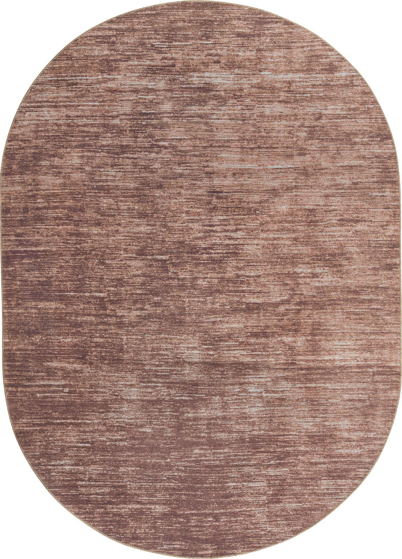 Sahara Essence Collection Area Rug - Oasis (Brown) Oval Brown  lifestyle 21