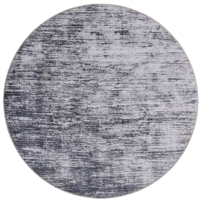 Sahara Essence Collection Area Rug - Oasis (Gray) Round Gray  lifestyle 17