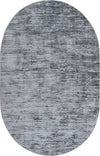 Sahara Essence Collection Area Rug - Oasis (Gray) Oval Gray  lifestyle 18