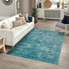 Sahara Essence Collection Area Rug - Oasis (Teal) Rectangle Teal  lifestyle 14